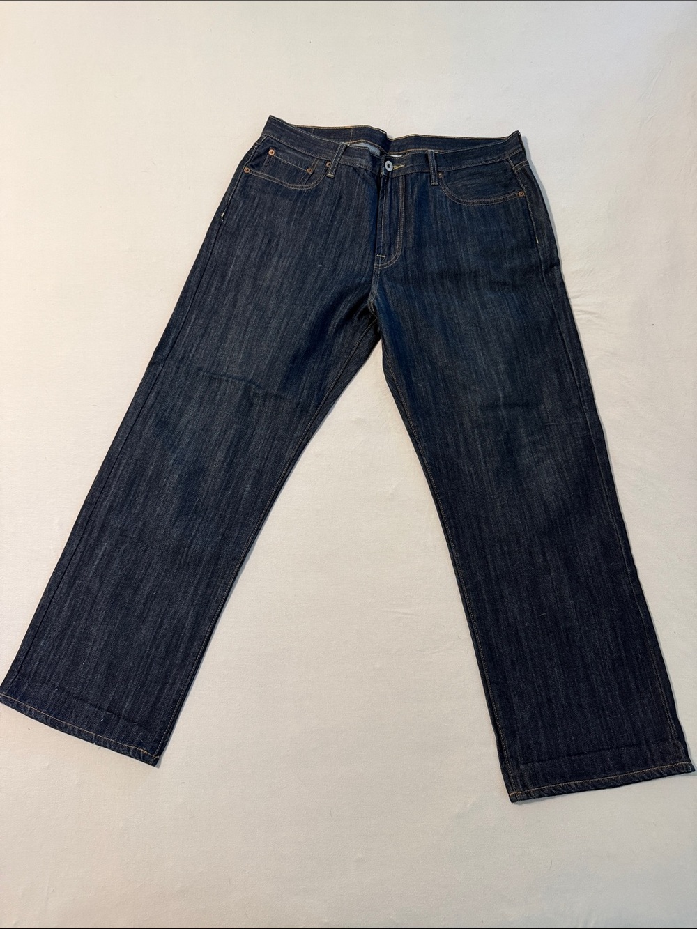 Lucky Brand Men's Dark Indigo Relaxed Jeans